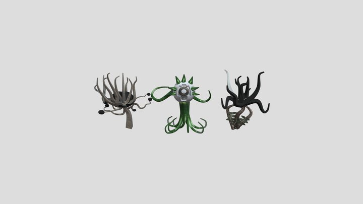 Wofford Alien Plants 3D Model