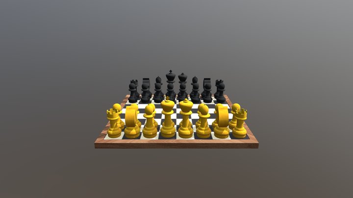 Xadrez 3D Model