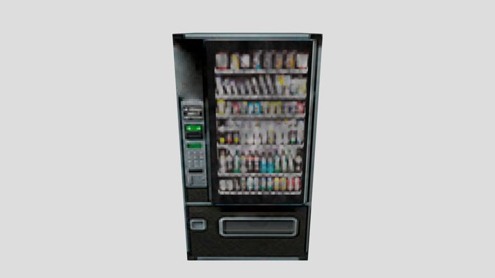 Retro Soda Machine (PS1) 3D Model
