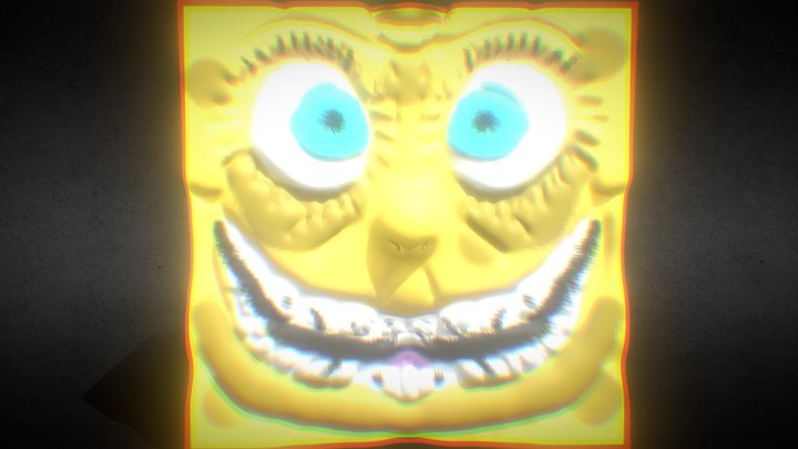 Grotesque spongebob 3D Model