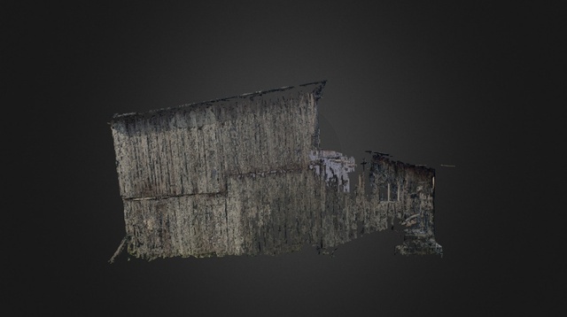 Tobacco Barn 3D Model