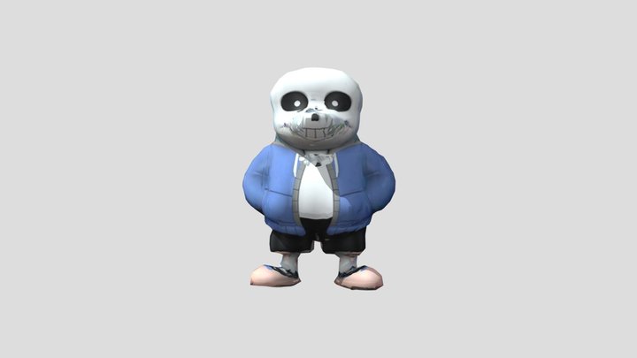 Cursed sans 3D Model