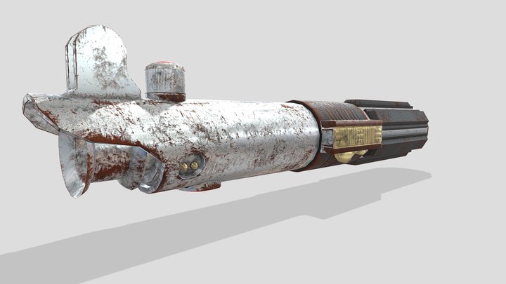 Rusty Lightsaber 3D Model