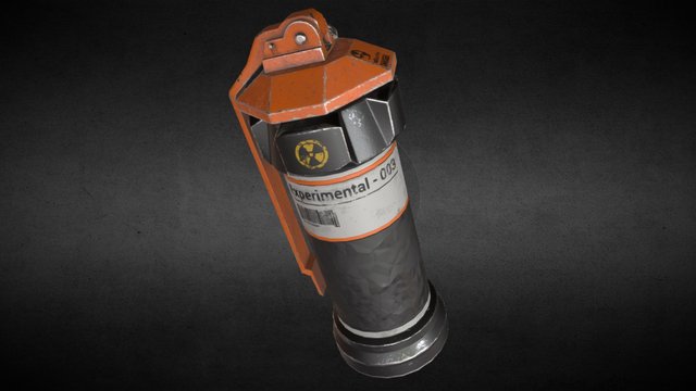 Sci-fi grenade 3D Model