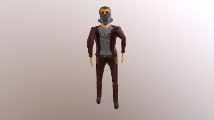 Star_Lord Pose 3D Model