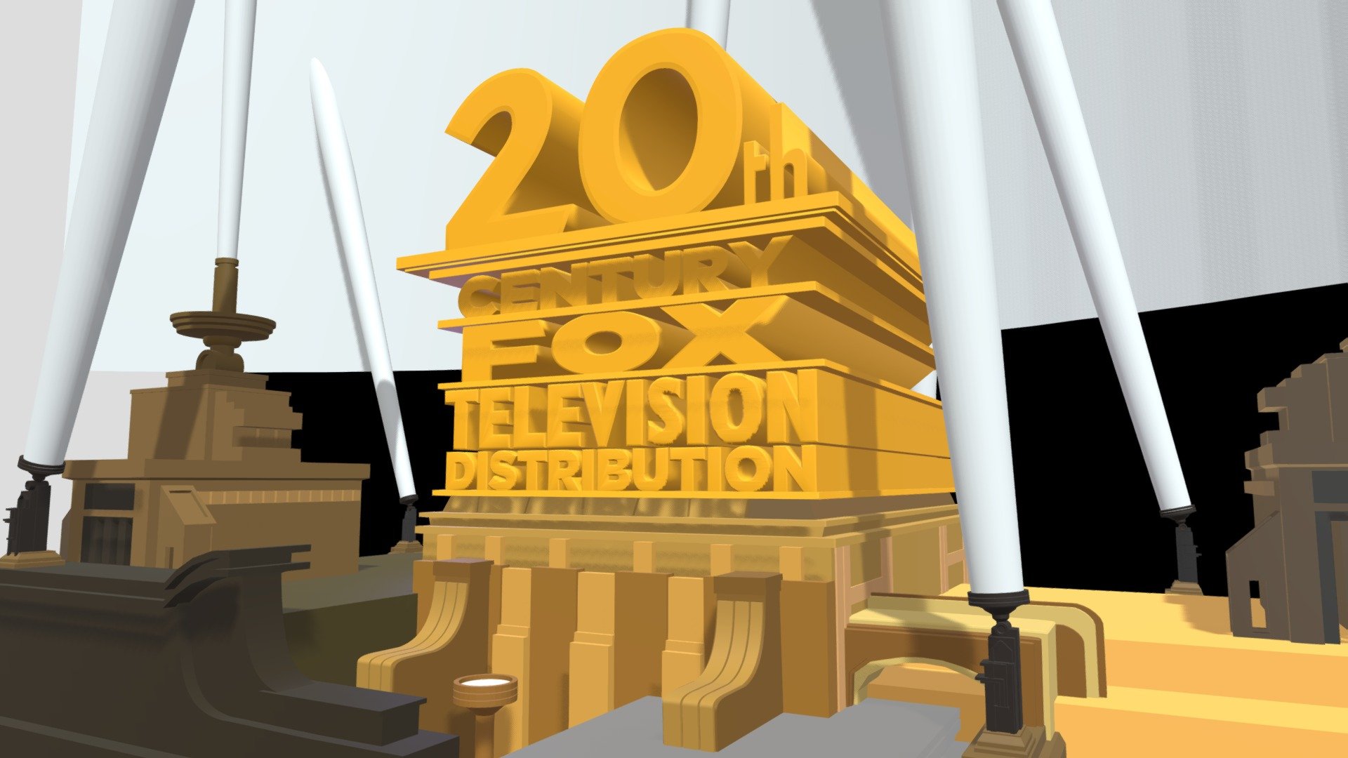 20th Century Fox Television Distribution 3d Model By