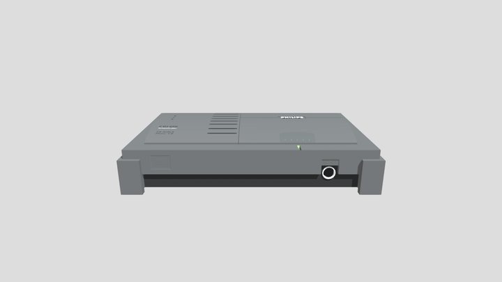 Philips CD-i 450 (Low Poly) 3D Model