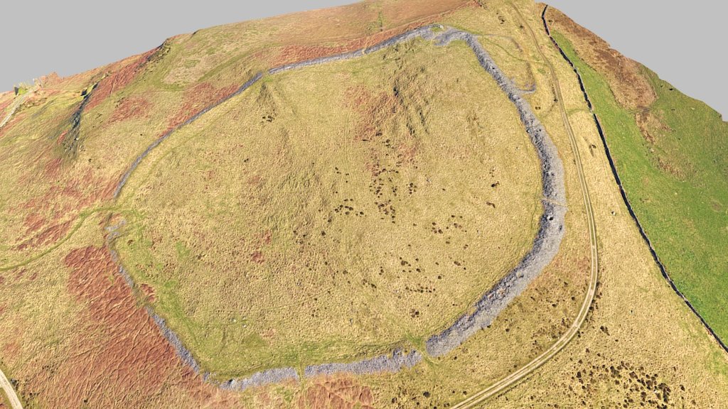 Caer Drewyn Hillfort, Corwen, Denbighshire - Download Free 3D model by ...