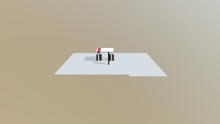 Gas station 3D Model