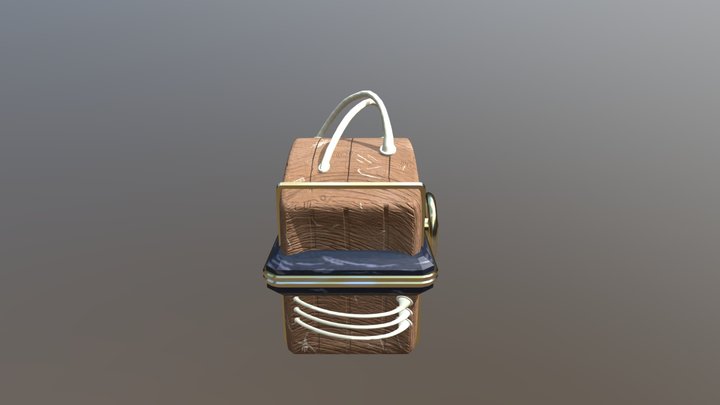 The Legend Of Zelda Chest 3D Model