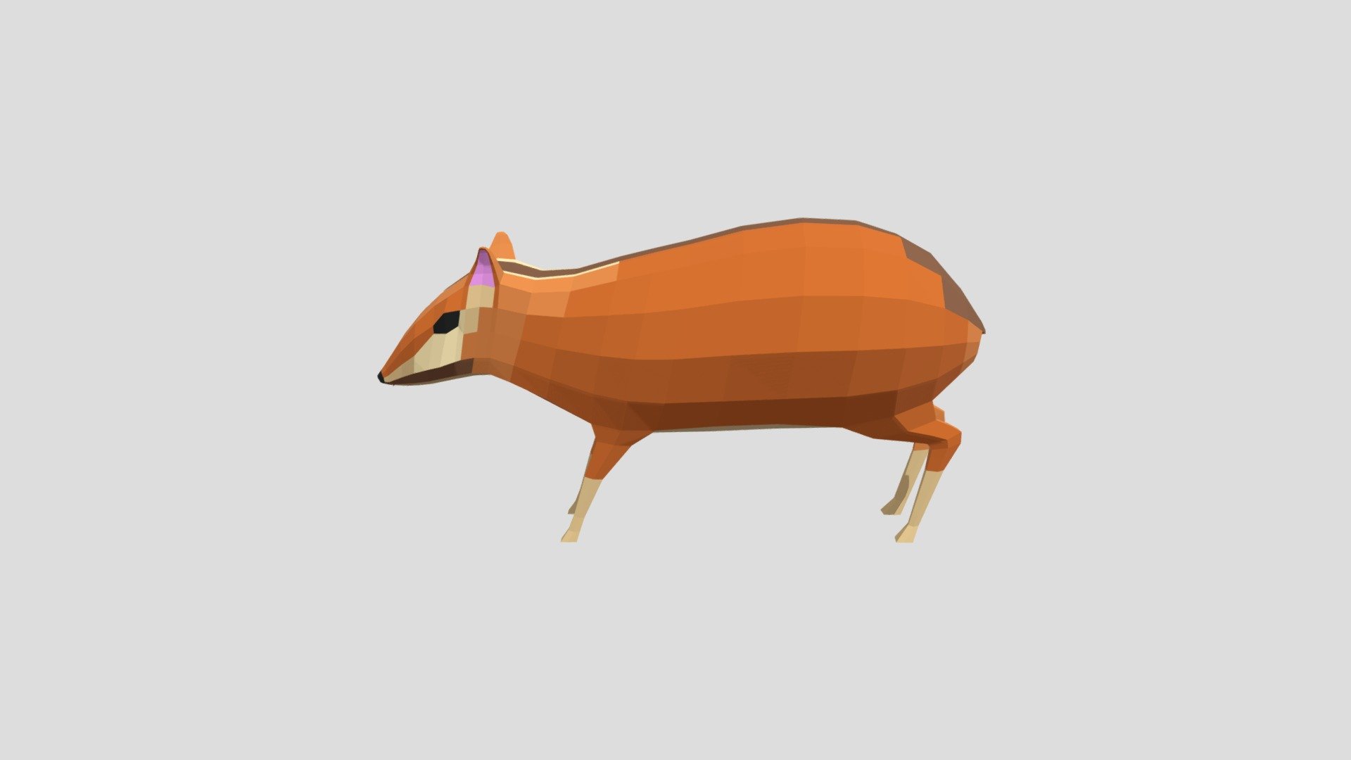 Low poly kanchil