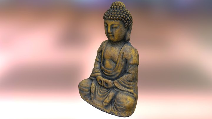 Siddhartha Buddha 3D Model