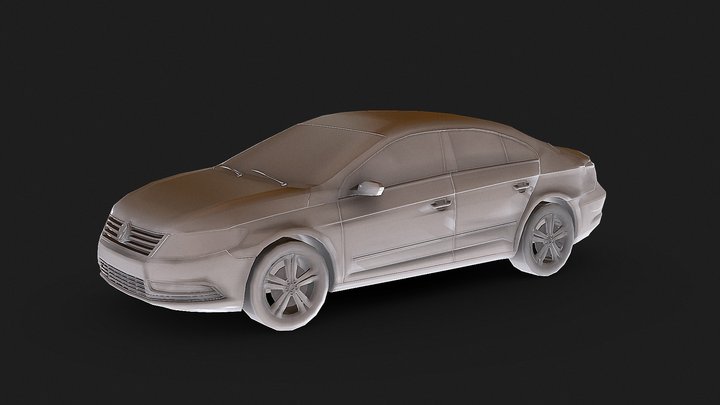Volkswagen Passat CC 3D Model