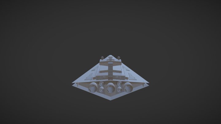 Star Destroyer 3D Model