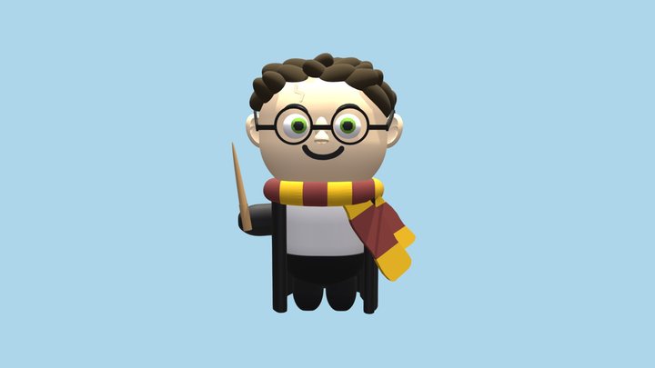 Mini Harry Potter 3D Model