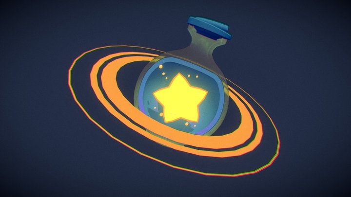 Sketchfab Weekly Challenge: Animated Star Potion 3D Model