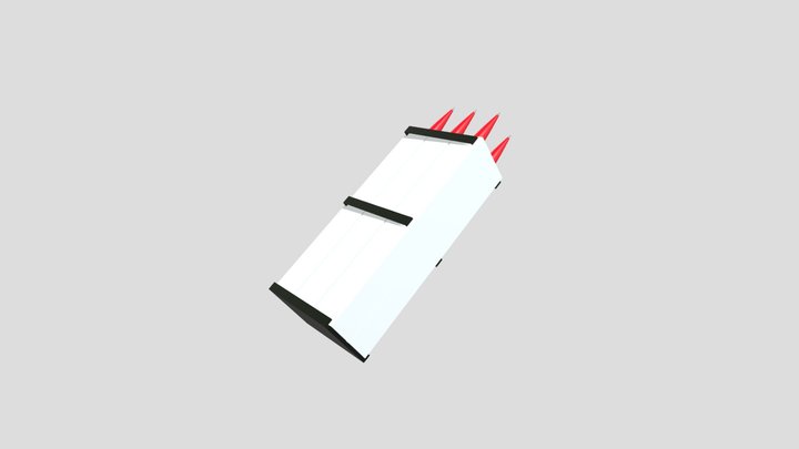 Rocket launcher, Gaza, Hamas, Al-Qassam Brigades 3D Model