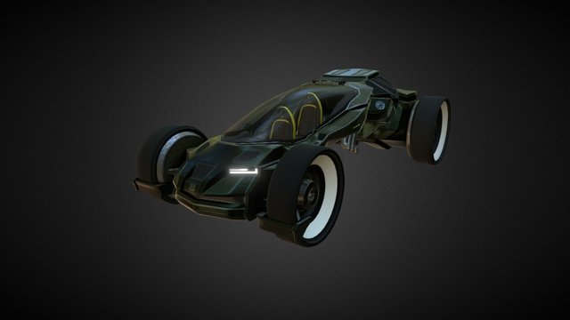 Future exclusive car 3D Model