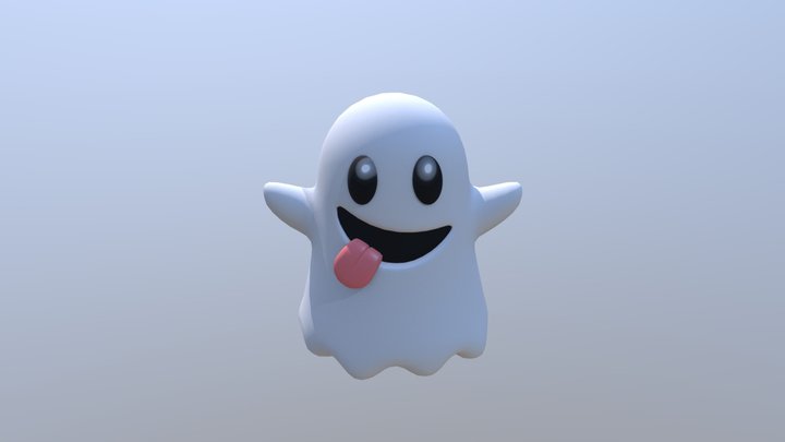 Fantasma_Emoji 3D Model