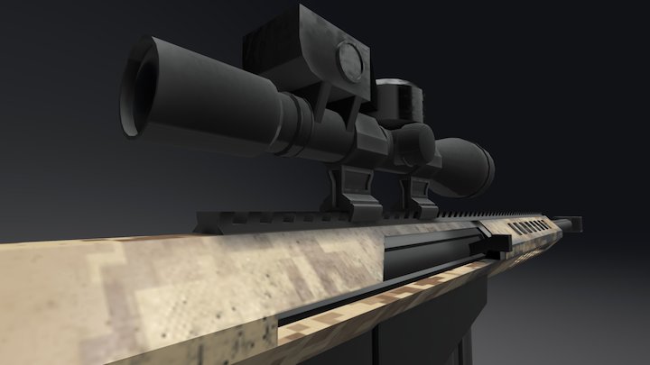 50cal BMG 3D Model