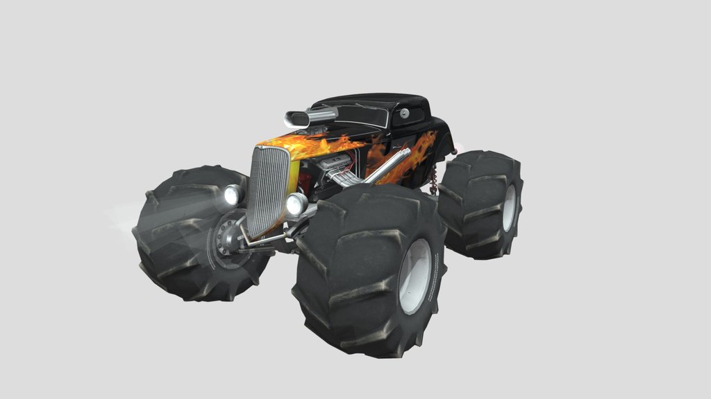 ford 3-window coupe monster truck