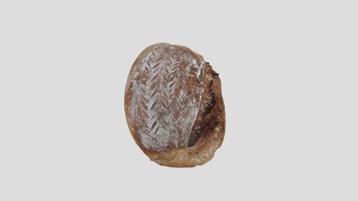 Bread 02 3D Model