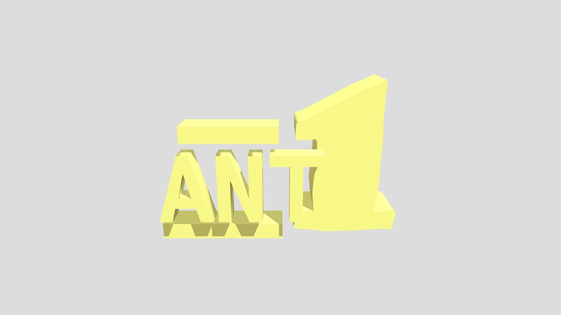 ANT1 GREECE 19892007 Download Free 3D model by kyriacou