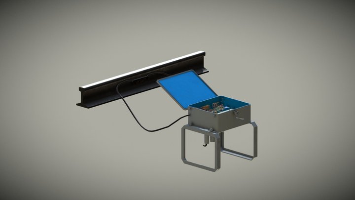 Inductive loop sensor 3D Model
