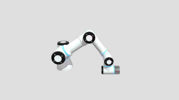 Universal Robots UR3 Animated Cobot 3D Model