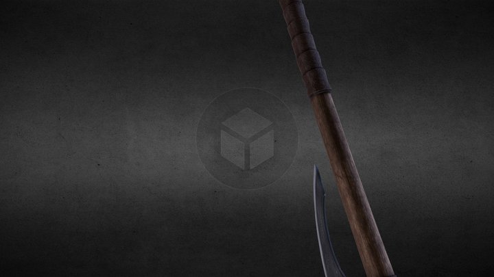 Viking hatchet 3D Model
