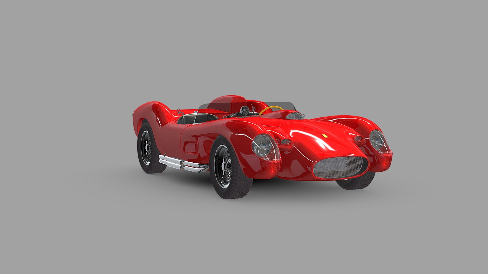 Ferrari Testa Rossa 250 - 360° Interactive — Sketchfab embed 3D viewer
