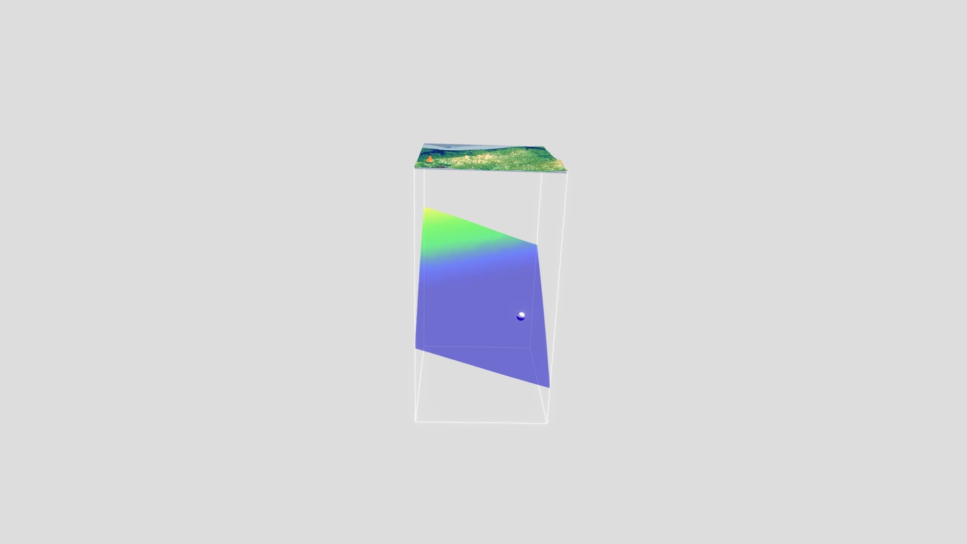 3D model of southeastern coast of Hokkaido