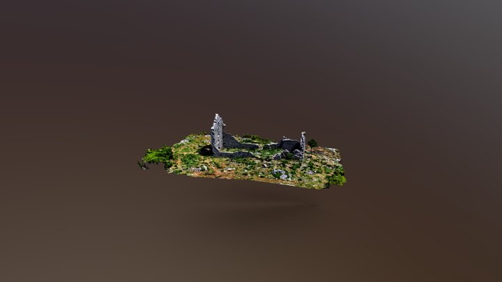 Old Church Ruins photogrammetry - Shas, Ulcinj 3D Model