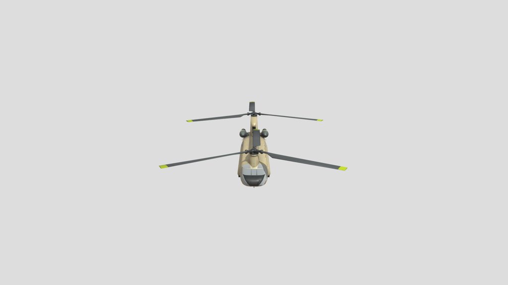 Chinhook Ch 47 Military Helicopter