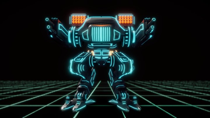 Mech PACIFICATRON Mk-I 3D Model