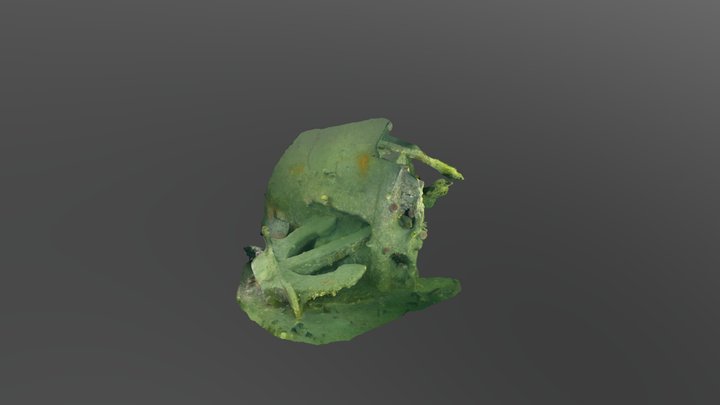 SMS Coln: Stern Anchor 3D Model