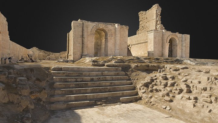 Hatra - Temple of the Triads 3D Model