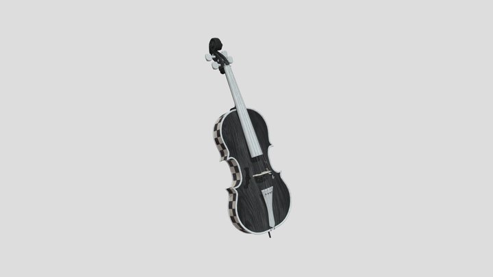 Goth Cello 3D Model