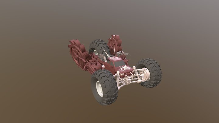 Madmax Car 3D Model