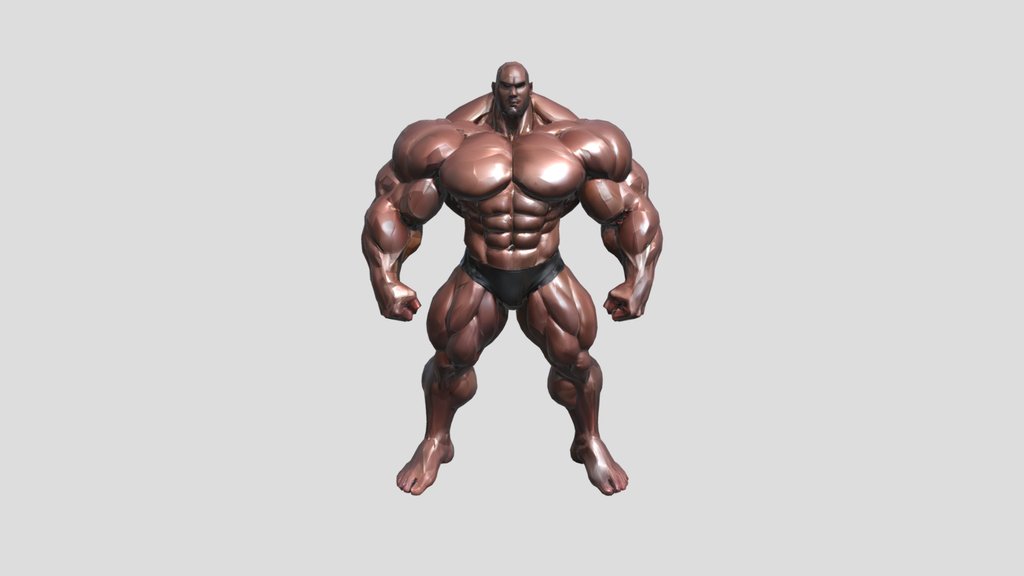 Muscular man in briefs
