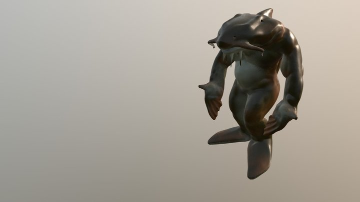 Goonch Catfishman 3D Model