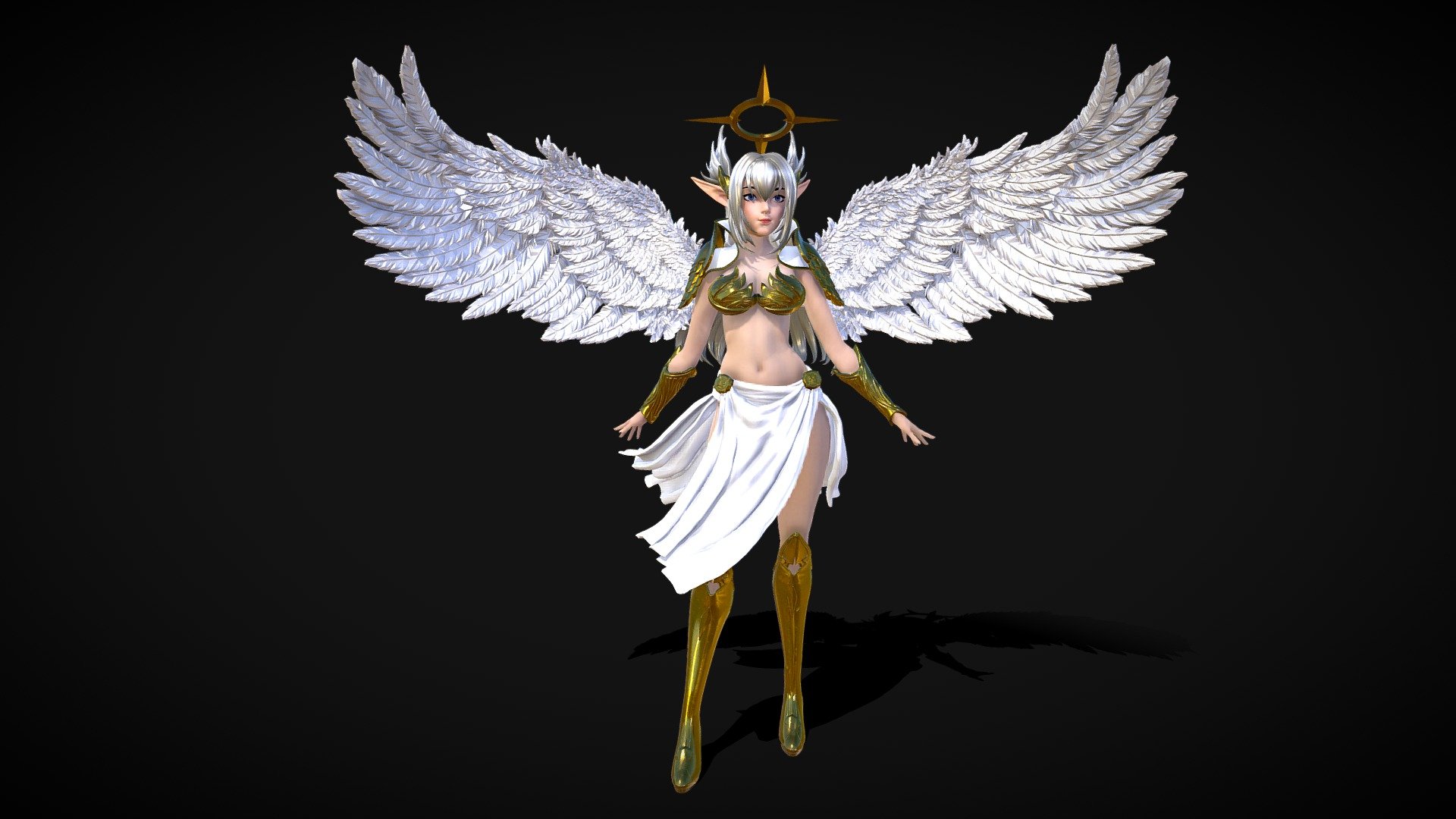 Arch Angel - 3D model by Kubrick Vega (@shikiyoshika) [319d7c3] - Sketchfab