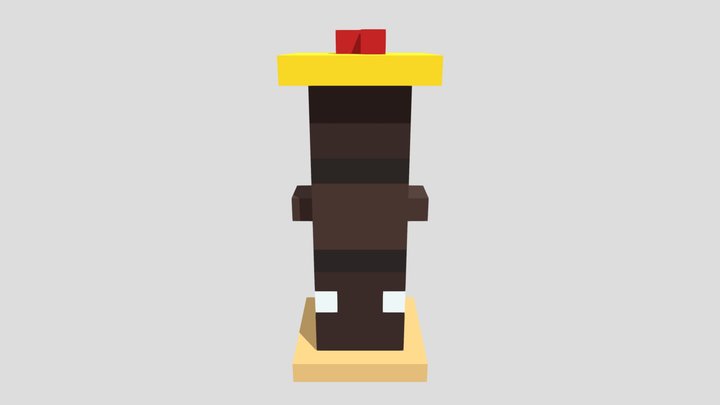 Beach Totem - Voxel 32x32 – Modello 3D gratuito STL