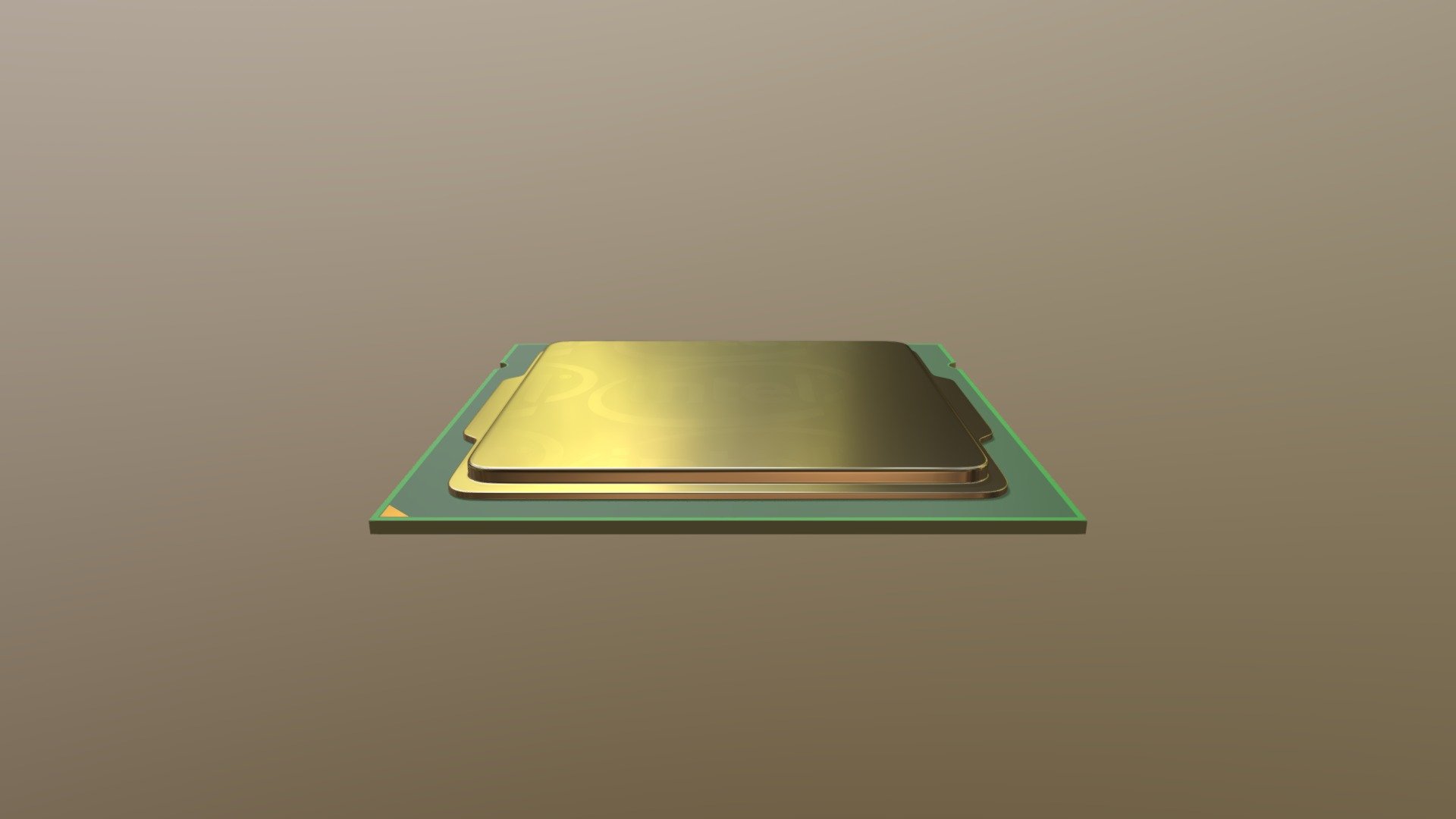 CPU made in Blender 3D model by tok124 [319e81d] Sketchfab