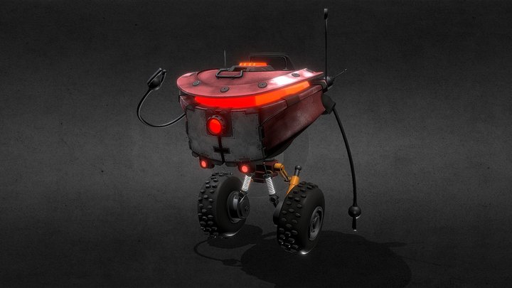 Exploring Mars | Doodle Robot 3D Model