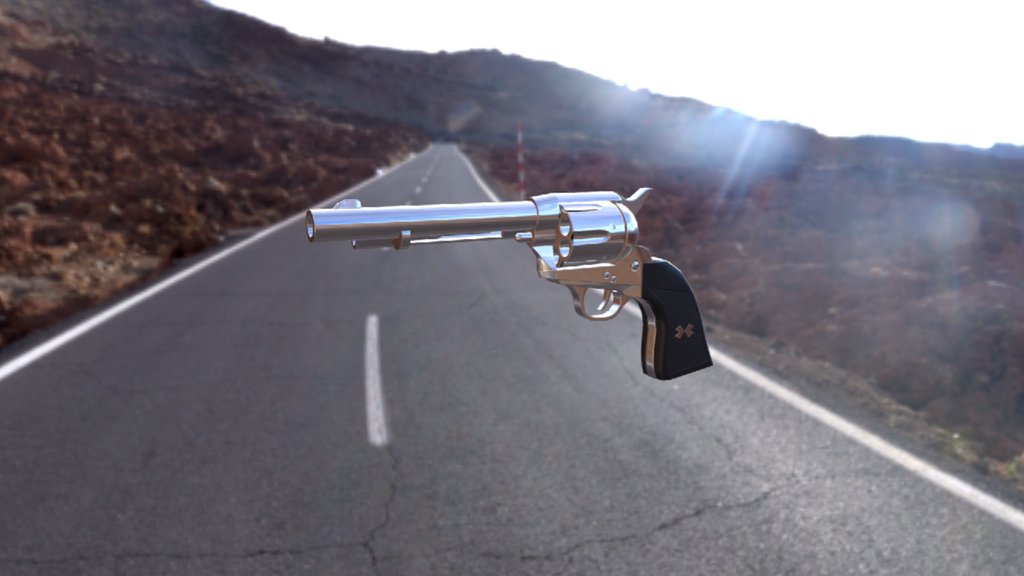 Animated SAA Revolver - Low Poly Styles - A 3D model collection by ...