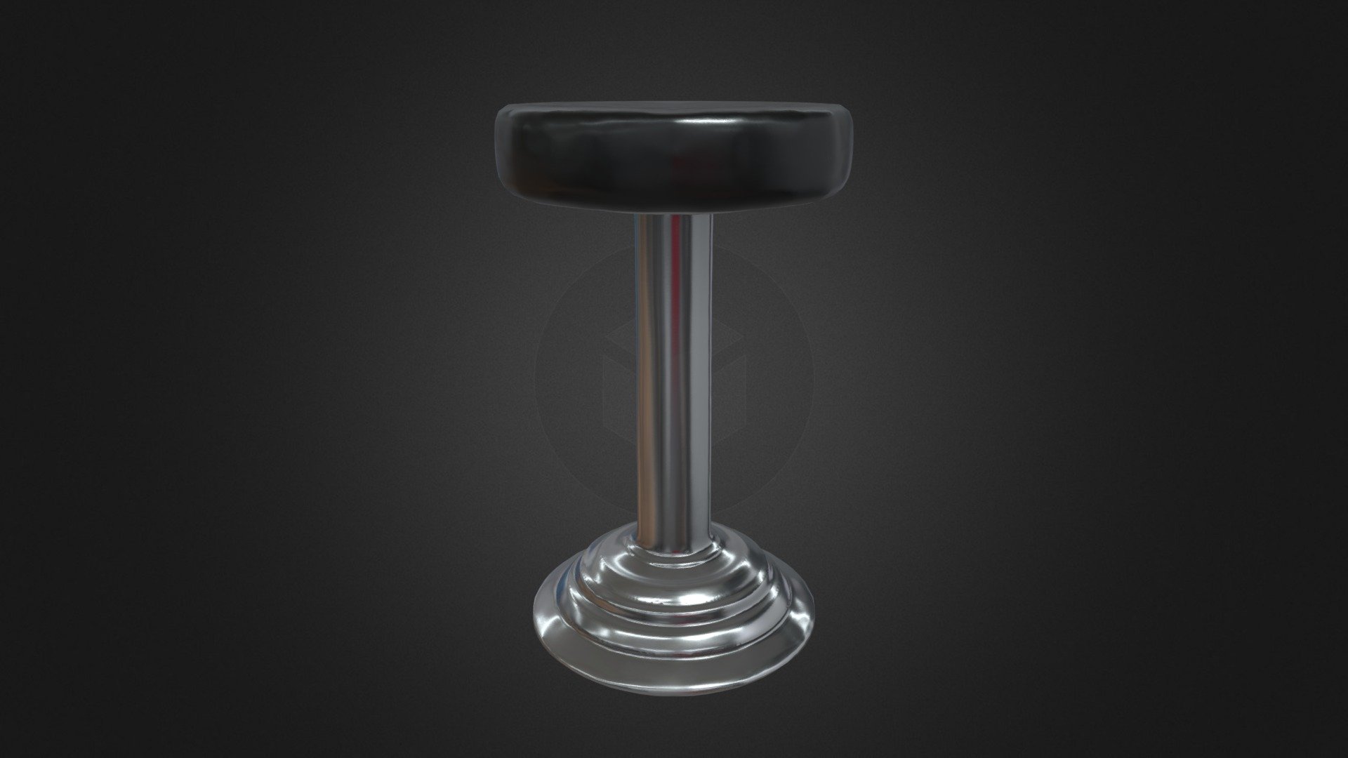 Bar stool lowpoly