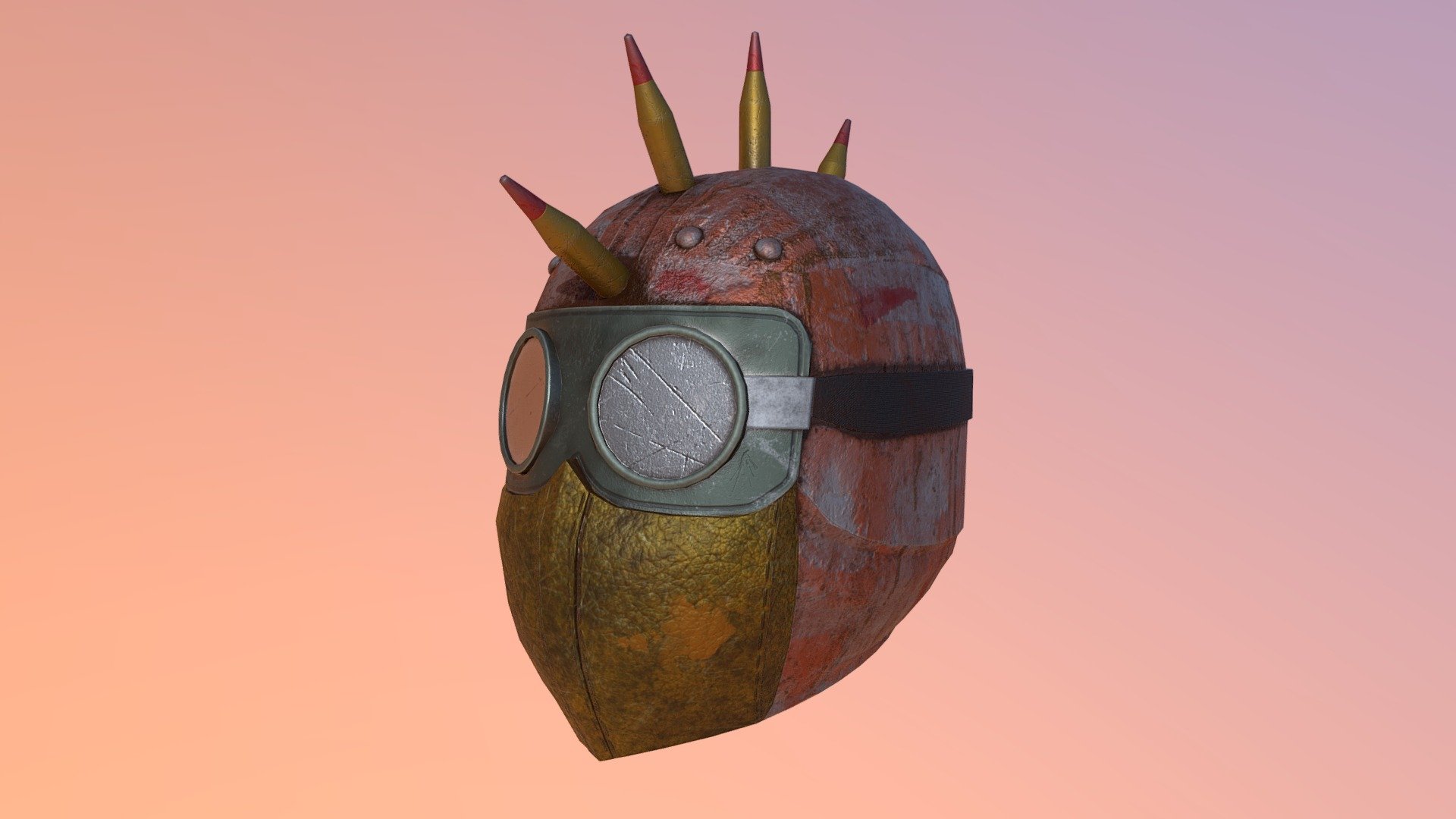 Apocalyptic helmet - Buy Royalty Free 3D model by Matthew Slater ...