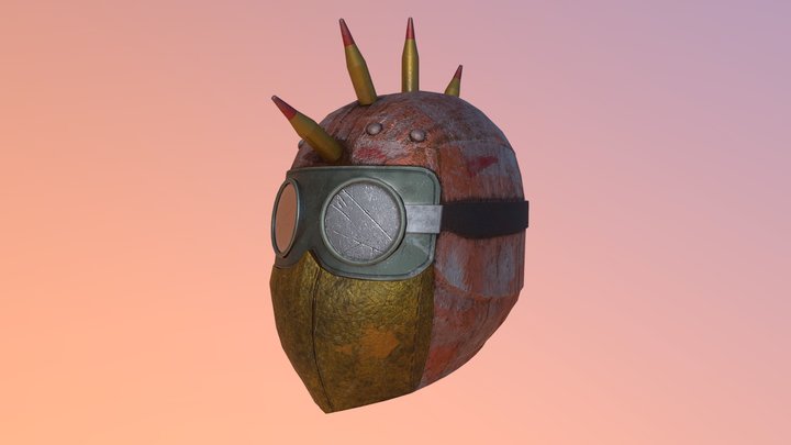 Apocalyptic helmet 3D Model