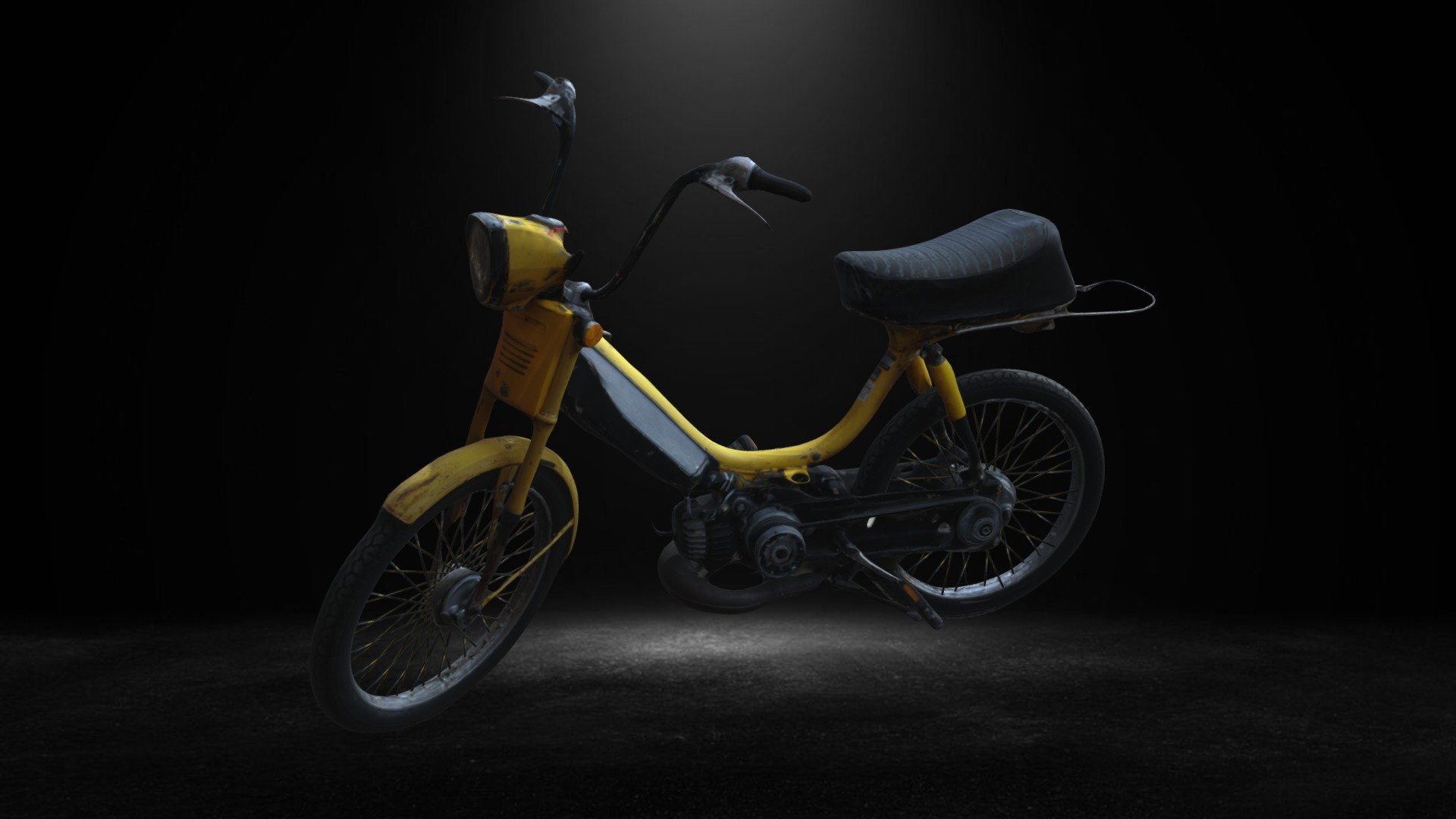 Мопед - 3D model by 3D animacija (@alekkavcic) [31a097b] - Sketchfab